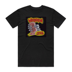 Whiplash Power And Pain 1 Album Cover T-Shirt Black