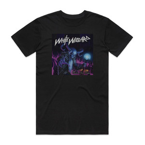 White Wizzard Over The Top Album Cover T-Shirt Black