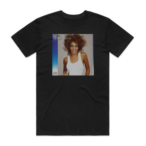 Whitney Houston Whitney Album Cover T-Shirt Black Whitney Houston Whitney Album Cover T-Shirt Black