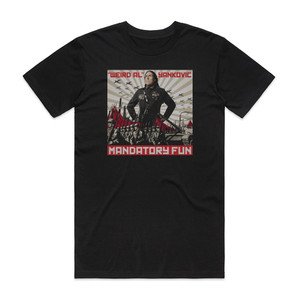 Weird Al Yankovic Mandatory Fun Album Cover T-Shirt Black Weird Al Yankovic Mandatory Fun Album Cover T-Shirt Black