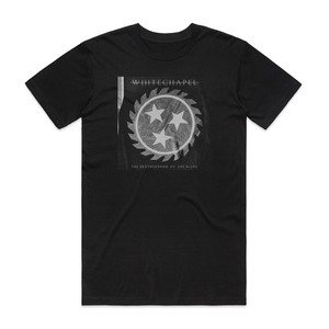 Whitechapel The Brotherhood Of The Blade Album Cover T-Shirt Black Whitechapel The Brotherhood Of The Blade Album Cover T-Shirt Black