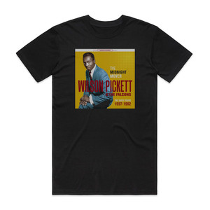 Wilson Pickett The Midnight Mover Album Cover T-Shirt Black Wilson Pickett The Midnight Mover Album Cover T-Shirt Black
