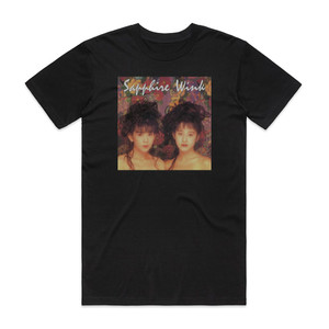 Wink Sapphire Album Cover T-Shirt Black Wink Sapphire Album Cover T-Shirt Black