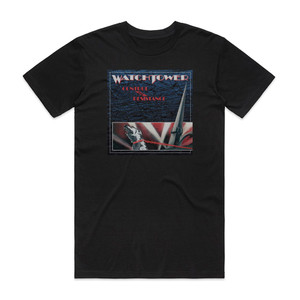 Watchtower Control And Resistance 1 Album Cover T-Shirt Black Watchtower Control And Resistance 1 Album Cover T-Shirt Black