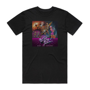 Wolf and Raven Ace Of Space Album Cover T-Shirt Black Wolf and Raven Ace Of Space Album Cover T-Shirt Black