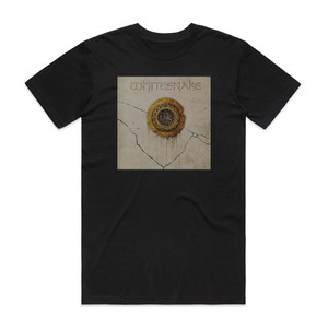 Whitesnake Whitesnake Album Cover T-Shirt Black Whitesnake Whitesnake Album Cover T-Shirt Black