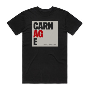 Warren Ellis Carnage Album Cover T-Shirt Black Warren Ellis Carnage Album Cover T-Shirt Black