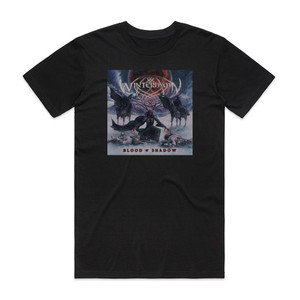 Winterhymn Blood Shadow Album Cover T-Shirt Black Winterhymn Blood Shadow Album Cover T-Shirt Black