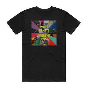 Wild Beasts Present Tense Album Cover T-Shirt Black Wild Beasts Present Tense Album Cover T-Shirt Black