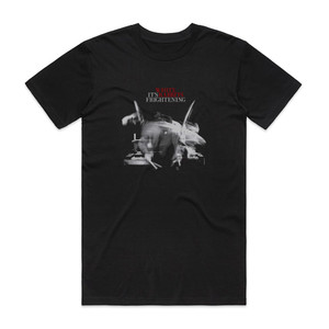White Rabbits Its Frightening Album Cover T-Shirt Black White Rabbits Its Frightening Album Cover T-Shirt Black