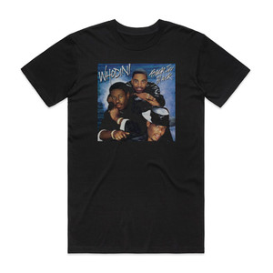 Whodini Back In Black Album Cover T-Shirt Black