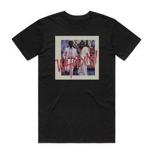 Whodini Whodini Album Cover T-Shirt Black Whodini Whodini Album Cover T-Shirt Black