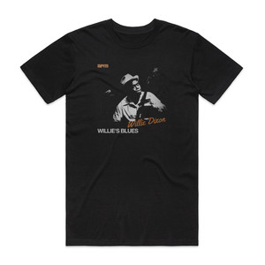 Willie Dixon Willies Blues Album Cover T-Shirt Black Willie Dixon Willies Blues Album Cover T-Shirt Black