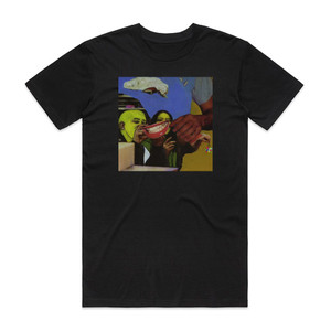 White Denim Workout Holiday Album Cover T-Shirt Black White Denim Workout Holiday Album Cover T-Shirt Black