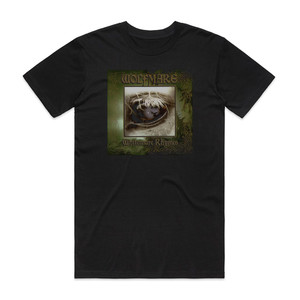 Wolfmare Whitemare Rhymes Album Cover T-Shirt Black Wolfmare Whitemare Rhymes Album Cover T-Shirt Black