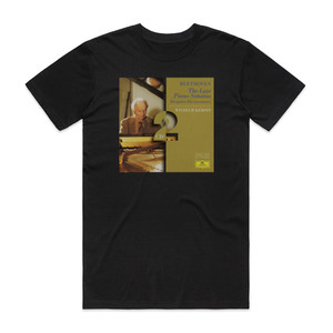 Wilhelm Kempff The Late Piano Sonatas Album Cover T-Shirt Black