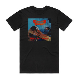 Wild Dogs Mans Best Friend Album Cover T-Shirt Black Wild Dogs Mans Best Friend Album Cover T-Shirt Black