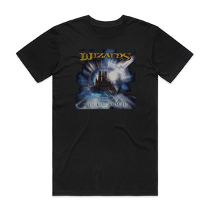 Wizards The Kingdom Ii Album Cover T-Shirt Black Wizards The Kingdom Ii Album Cover T-Shirt Black