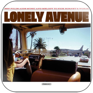 Ben Folds Lonely Avenue Album Cover Sticker Ben Folds Lonely Avenue Album Cover Sticker