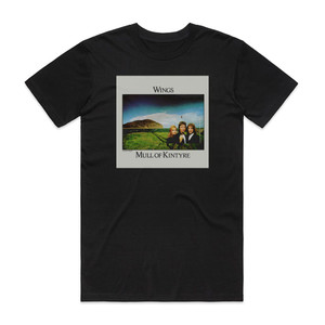 Wings Mull Of Kintyre Girls School Album Cover T-Shirt Black Wings Mull Of Kintyre Girls School Album Cover T-Shirt Black