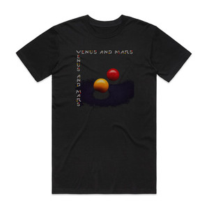 Wings Venus And Mars 1 Album Cover T-Shirt Black
