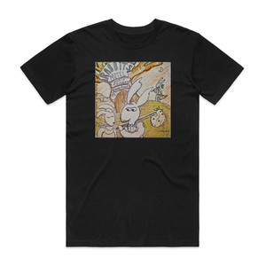 Woody Pines Rabbits Motel Album Cover T-Shirt Black Woody Pines Rabbits Motel Album Cover T-Shirt Black