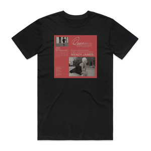 Wendy James Queen High Straight Album Cover T-Shirt Black