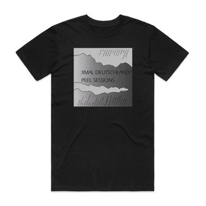 Xmal Deutschland Peel Sessions Album Cover T-Shirt Black Xmal Deutschland Peel Sessions Album Cover T-Shirt Black