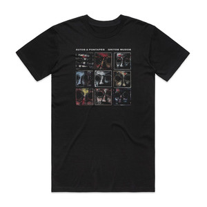 Xutos and Pontapes Gritos Mudos Album Cover T-Shirt Black Xutos and Pontapes Gritos Mudos Album Cover T-Shirt Black