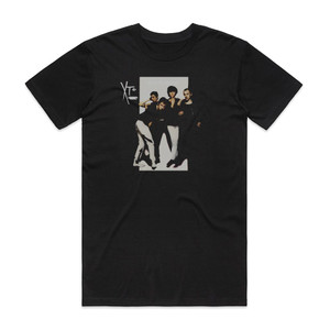 XTC White Music Album Cover T-Shirt Black XTC White Music Album Cover T-Shirt Black