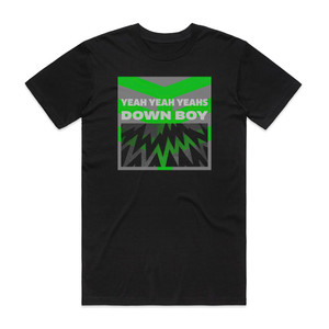 Yeah Yeah Yeahs Down Boy 1 Album Cover T-Shirt Black Yeah Yeah Yeahs Down Boy 1 Album Cover T-Shirt Black