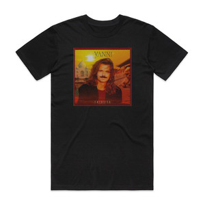 Yanni Tribute Album Cover T-Shirt Black Yanni Tribute Album Cover T-Shirt Black