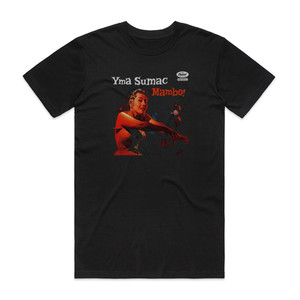 Yma Sumac Mambo Album Cover T-Shirt Black Yma Sumac Mambo Album Cover T-Shirt Black