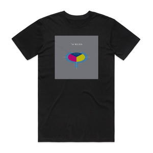 Yes 90125 Album Cover T-Shirt Black Yes 90125 Album Cover T-Shirt Black
