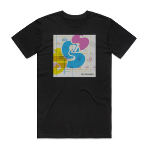 Yes Yes Remixes Album Cover T-Shirt Black Yes Yes Remixes Album Cover T-Shirt Black
