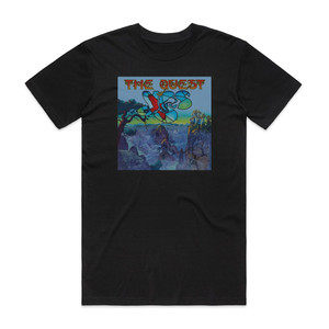 Yes The Quest Album Cover T-Shirt Black Yes The Quest Album Cover T-Shirt Black