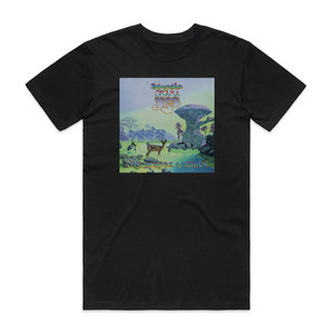 Yes Topographic Drama Live Across America Album Cover T-Shirt Black Yes Topographic Drama Live Across America Album Cover T-Shirt Black