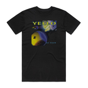 Yello On Track Album Cover T-Shirt Black