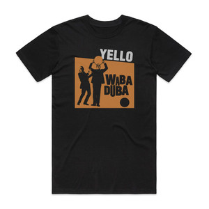 Yello Waba Duba Album Cover T-Shirt Black Yello Waba Duba Album Cover T-Shirt Black