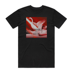 YOSHIKI Red Swan Album Cover T-Shirt Black YOSHIKI Red Swan Album Cover T-Shirt Black