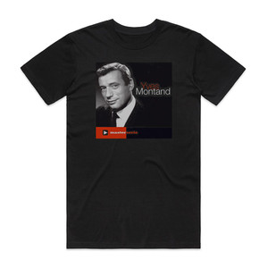 Yves Montand Master Srie Album Cover T-Shirt Black