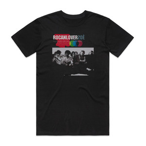 Zoe Rocanlover Album Cover T-Shirt Black Zoe Rocanlover Album Cover T-Shirt Black
