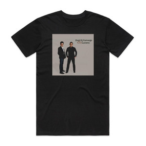 Zeze Di Camargo and Luciano Zez Di Camargo Luciano 9 Album Cover T-Shirt Black Zeze Di Camargo and Luciano Zez Di Camargo Luciano 9 Album Cover T-Shirt Black