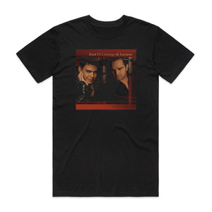 Zeze Di Camargo and Luciano Zez Di Camargo Luciano Album Cover T-Shirt Black Zeze Di Camargo and Luciano Zez Di Camargo Luciano Album Cover T-Shirt Black