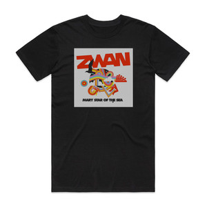 Zwan Mary Star Of The Sea Album Cover T-Shirt Black Zwan Mary Star Of The Sea Album Cover T-Shirt Black