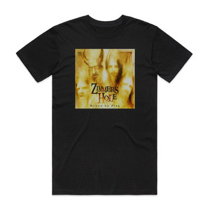Zimmers Hole Bound By Fire Album Cover T-Shirt Black Zimmers Hole Bound By Fire Album Cover T-Shirt Black