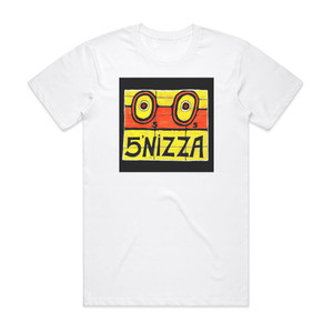 5nizza 5 Album Cover T-Shirt White 5nizza 5 Album Cover T-Shirt White