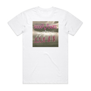 5000 Volts 5000 Volts Album Cover T-Shirt White 5000 Volts 5000 Volts Album Cover T-Shirt White