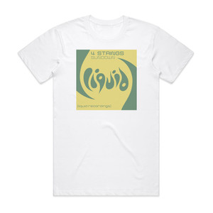 4 Strings Sundown Album Cover T-Shirt White 4 Strings Sundown Album Cover T-Shirt White