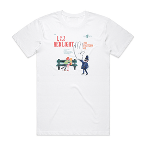 1910 Fruitgum Company 1 2 3 Red Light Album Cover T-Shirt White 1910 Fruitgum Company 1 2 3 Red Light Album Cover T-Shirt White